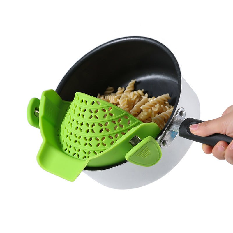 Kitchen Gadgets Silicone Pot Side Drain Stopper - Sixin1