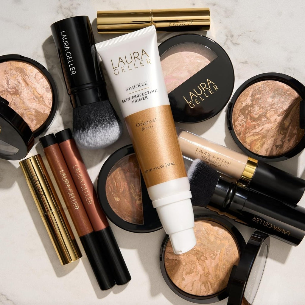 Laura Geller Baked Balance - N - Glow Illuminating Foundation (Porcelain): Lightweight Satin Finish - Sixin1