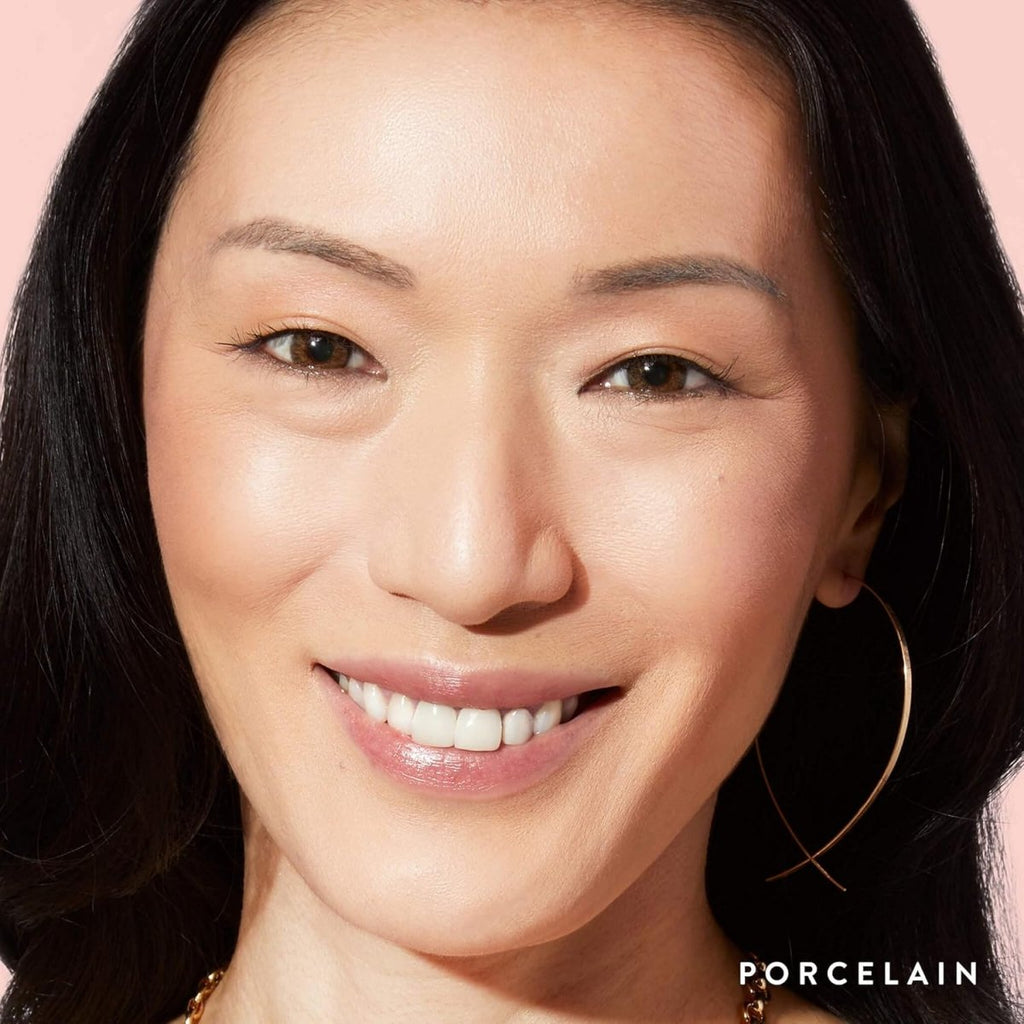 Laura Geller Baked Balance - N - Glow Illuminating Foundation (Porcelain): Lightweight Satin Finish - Sixin1