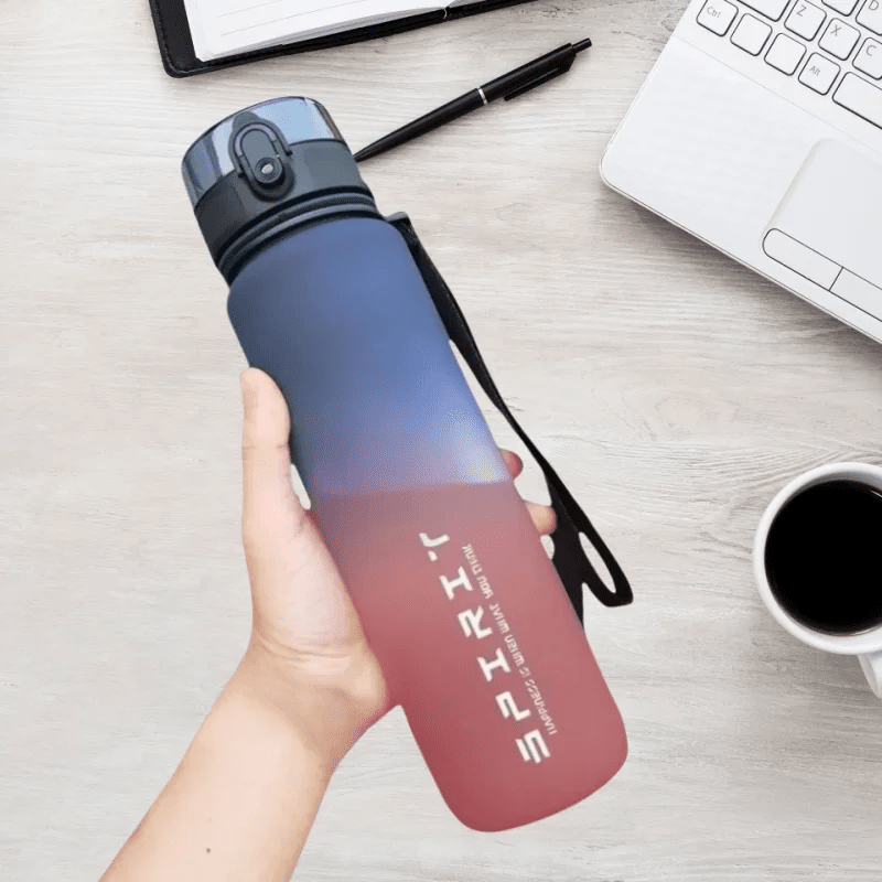 Leak-Resistant Gradient Sports Water Bottle - Sixin1