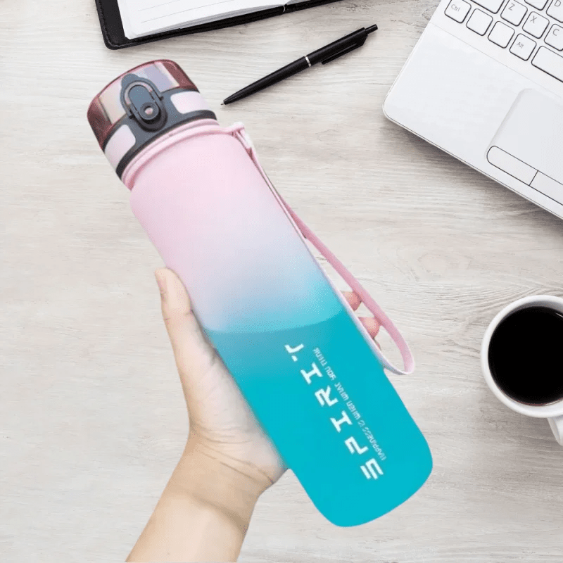 Leak-Resistant Gradient Sports Water Bottle - Sixin1