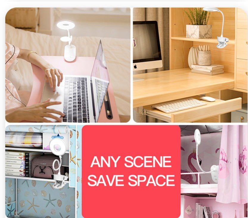 LED Eye Protection Clip Desk Lamp - Sixin1
