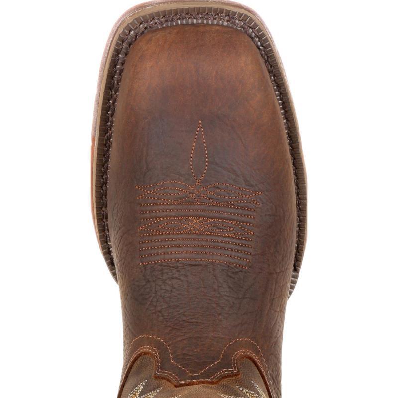 Low - Heel Square - Toe Cuffed Boots: Classic Comfort Style - Sixin1