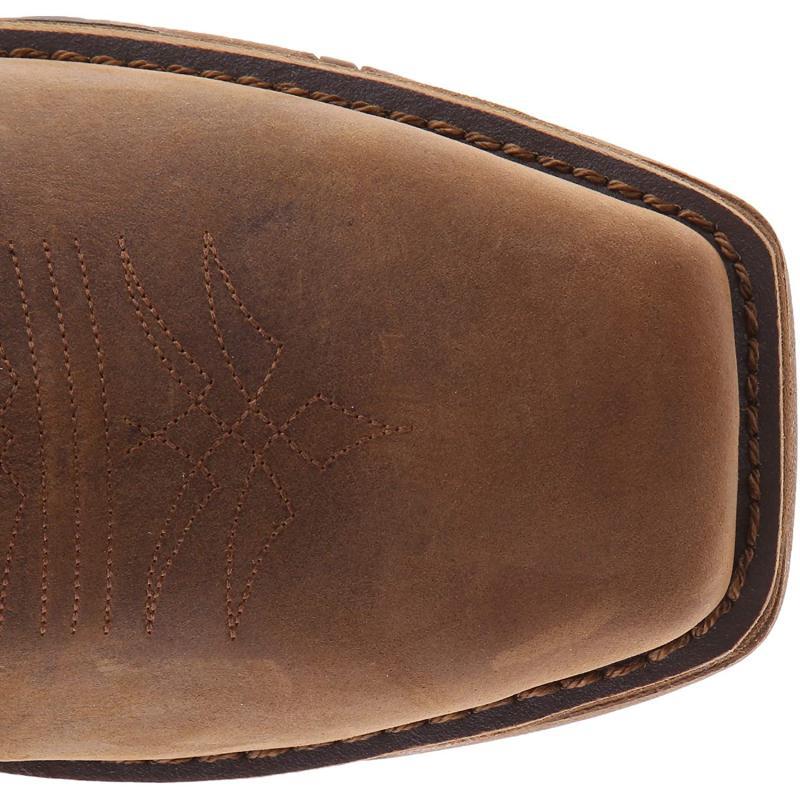 Low - Heel Square - Toe Cuffed Boots: Classic Comfort Style - Sixin1