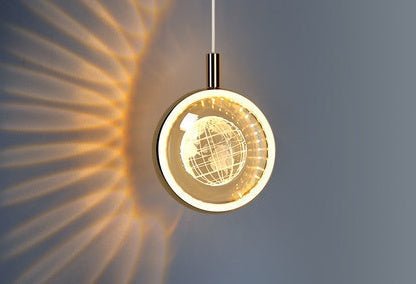 Luxury Jellyfish Chandelier: Nordic Style Crystal Bedside Light Fixture - Sixin1