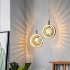 Luxury Jellyfish Chandelier: Nordic Style Crystal Bedside Light Fixture - Sixin1