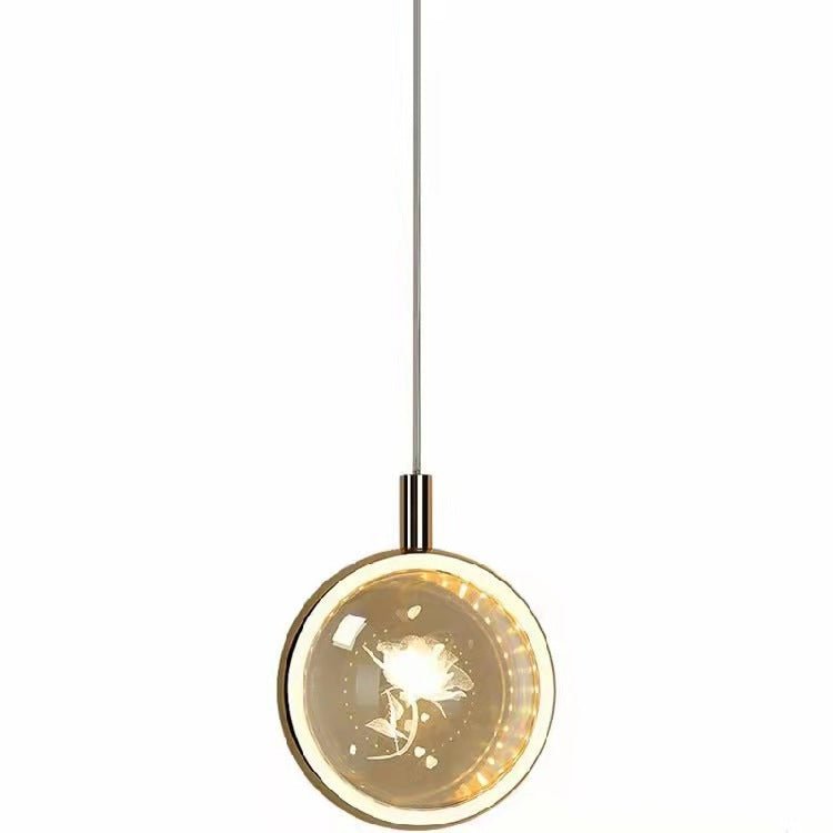 Luxury Jellyfish Chandelier: Nordic Style Crystal Bedside Light Fixture - Sixin1