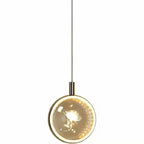 Luxury Jellyfish Chandelier: Nordic Style Crystal Bedside Light Fixture - Sixin1