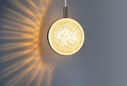 Luxury Jellyfish Chandelier: Nordic Style Crystal Bedside Light Fixture - Sixin1