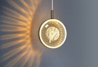 Luxury Jellyfish Chandelier: Nordic Style Crystal Bedside Light Fixture - Sixin1