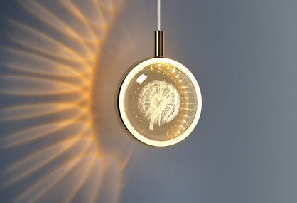 Luxury Jellyfish Chandelier: Nordic Style Crystal Bedside Light Fixture - Sixin1
