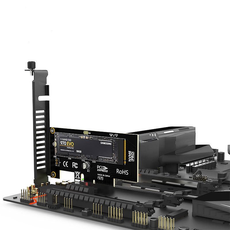 M.2 NVMe PCIe Converter Card: Fast SSD Expansion Adapter for PC - Sixin1