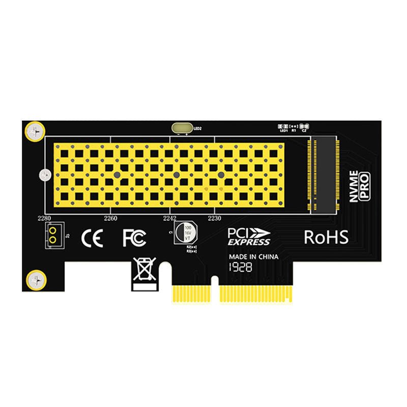 M.2 NVMe PCIe Converter Card: Fast SSD Expansion Adapter for PC - Sixin1