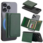 Magnetic Phone Case with Card Holder: RFID Anti - Skimming Protection - Sixin1