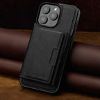 Magnetic Phone Case with Card Holder: RFID Anti - Skimming Protection - Sixin1