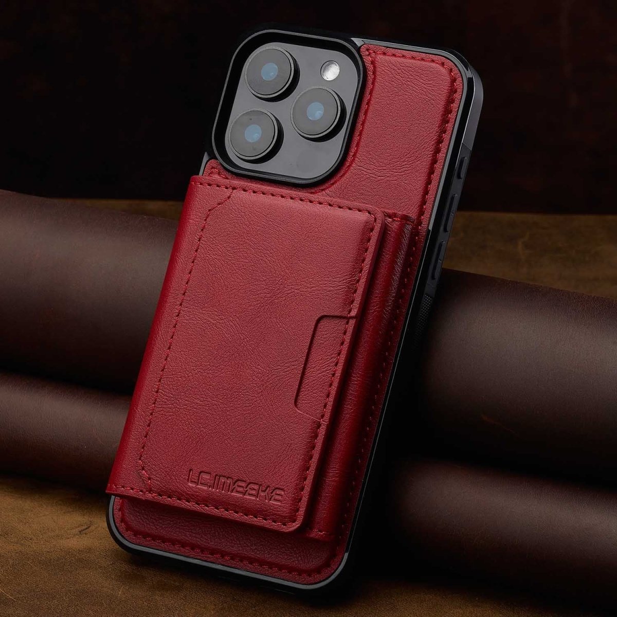 Magnetic Phone Case with Card Holder: RFID Anti - Skimming Protection - Sixin1