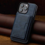 Magnetic Phone Case with Card Holder: RFID Anti - Skimming Protection - Sixin1