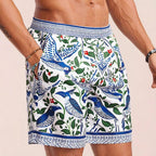 Men’s 3D Print Stretch Casual Shorts - Sixin1
