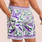 Men’s 3D Print Stretch Casual Shorts - Sixin1