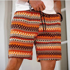 Men’s 3D Print Stretch Casual Shorts - Sixin1