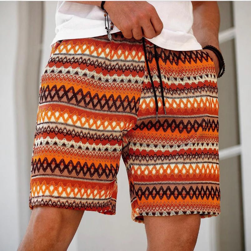 Men’s 3D Print Stretch Casual Shorts - Sixin1
