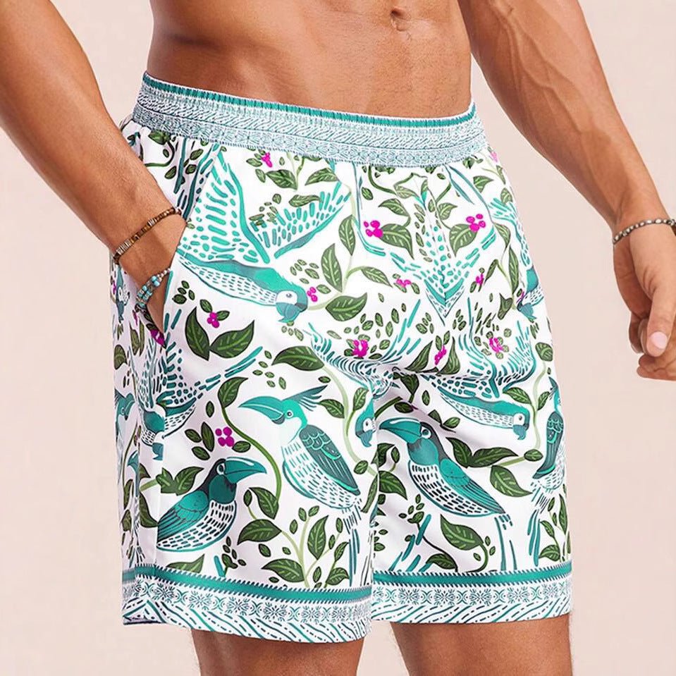 Men’s 3D Print Stretch Casual Shorts - Sixin1