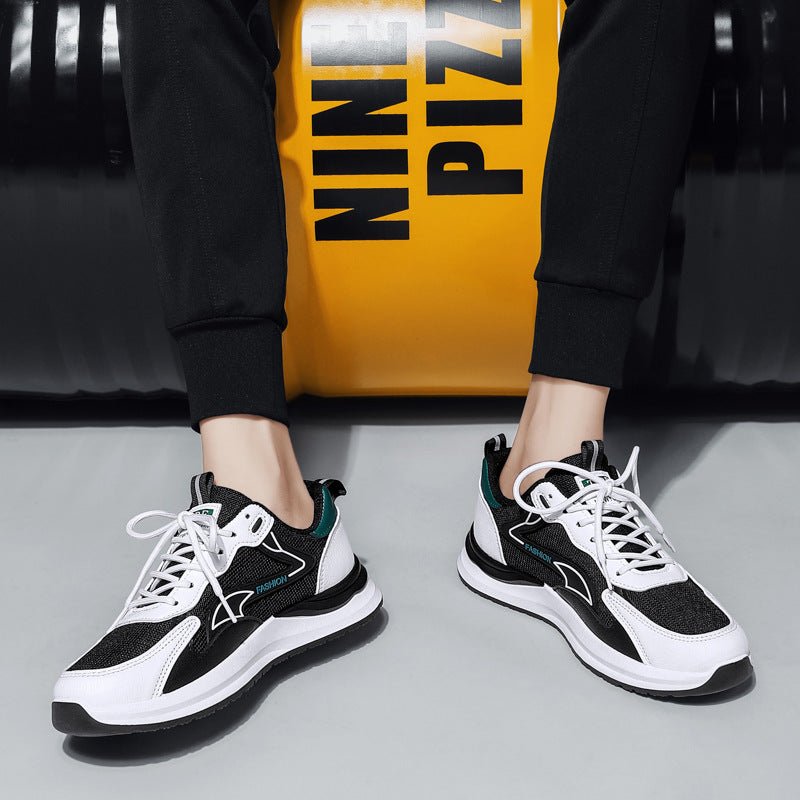 Men’s Breathable Running Sneakers: Lightweight Casual All - Match Shoes - Sixin1