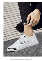 Men’s Casual Canvas Skateboard Sneakers - Sixin1