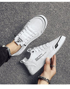 Men’s Casual Canvas Skateboard Sneakers - Sixin1