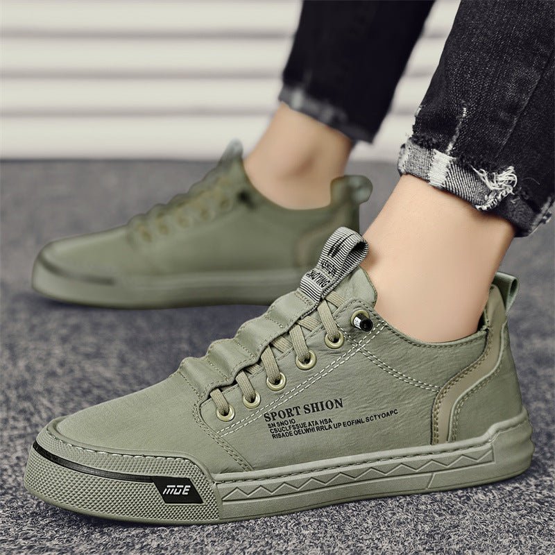 Men’s Casual Canvas Skateboard Sneakers - Sixin1