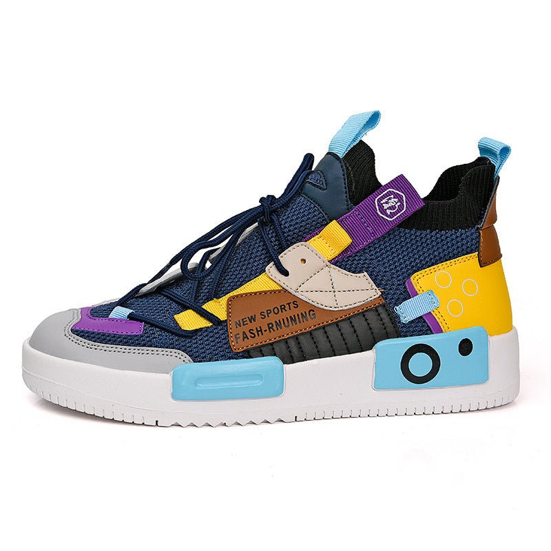 Men’s Dad Sneakers Set: Sock Fit, Sport Comfort & Style - Sixin1