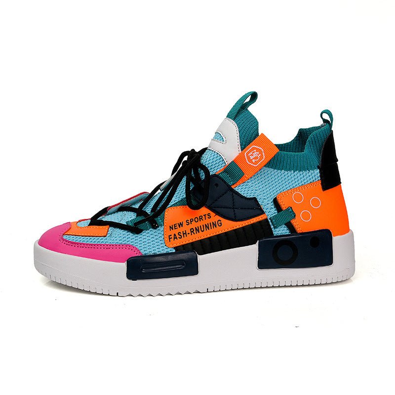 Men’s Dad Sneakers Set: Sock Fit, Sport Comfort & Style - Sixin1
