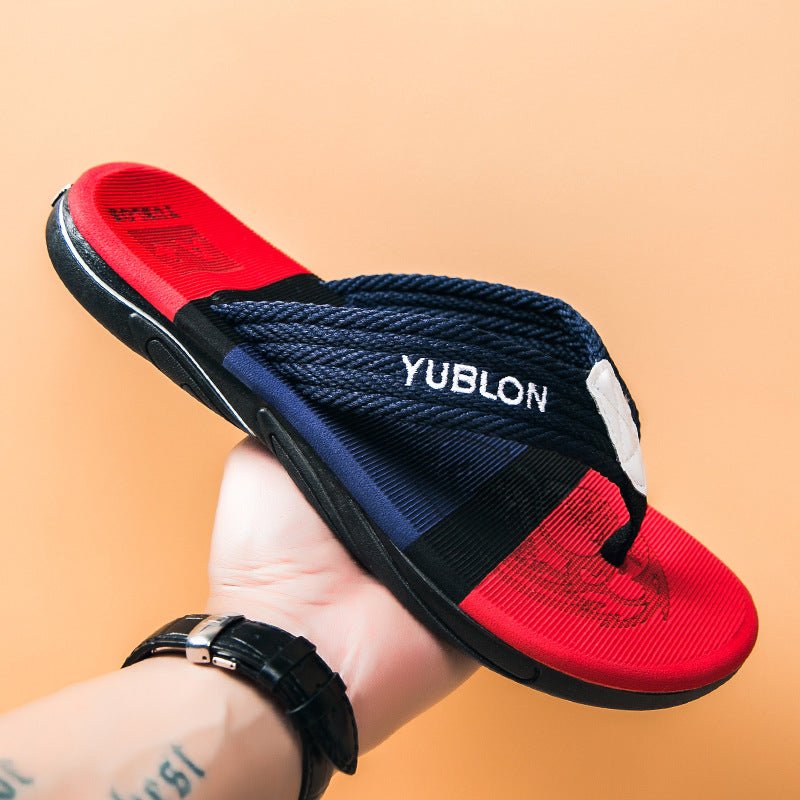 Men’s EVA Non - Slip Beach Flip Flops: Lightweight & Odor - Resistant - Sixin1