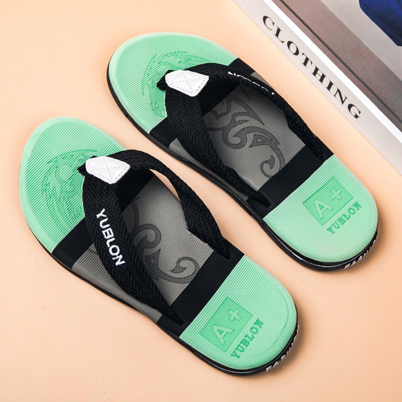Men’s EVA Non - Slip Beach Flip Flops: Lightweight & Odor - Resistant - Sixin1