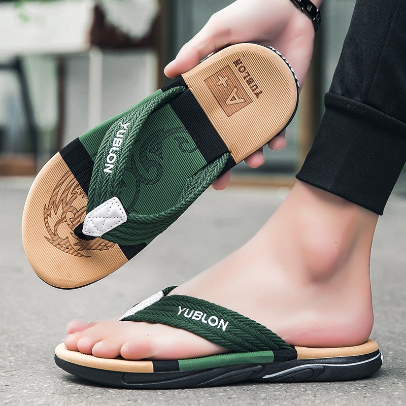 Men’s EVA Non - Slip Beach Flip Flops: Lightweight & Odor - Resistant - Sixin1