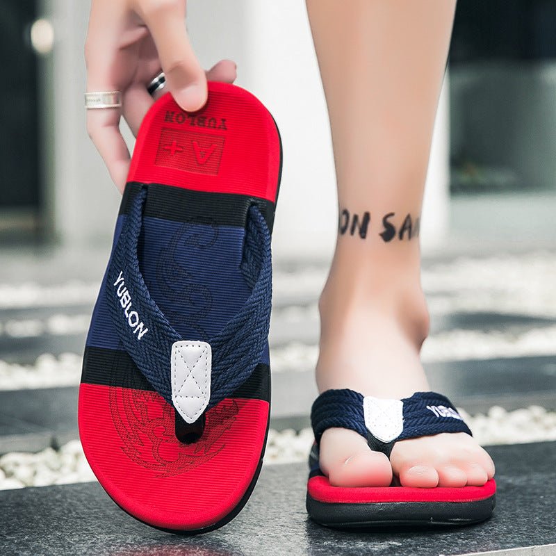 Men’s EVA Non - Slip Beach Flip Flops: Lightweight & Odor - Resistant - Sixin1