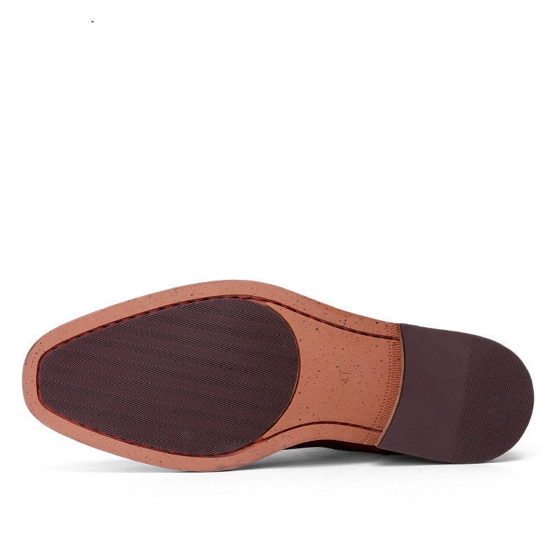Men’s Fashion Leather Shoes: Modern Casual Comfort - Sixin1