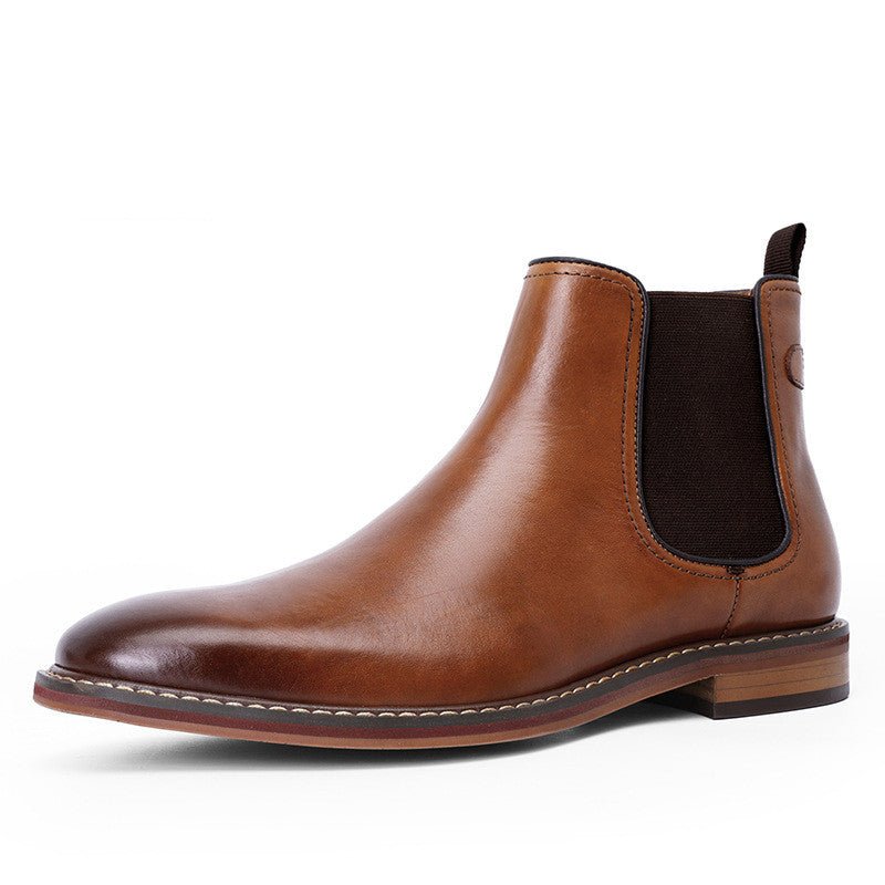 Men’s Fashion Leather Shoes: Modern Casual Comfort - Sixin1