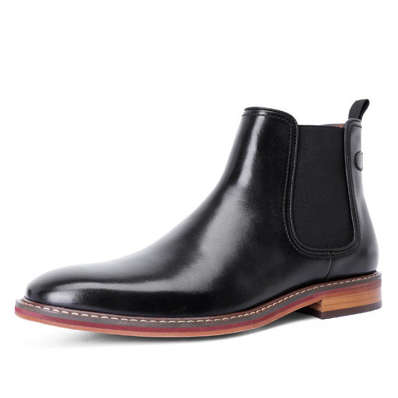 Men’s Fashion Leather Shoes: Modern Casual Comfort - Sixin1