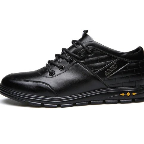 Men’s Invisible Height - Increasing Leather Shoes: Casual Lift Style - Sixin1