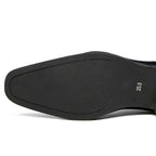 Men’s Japanese Style Leather Formal Shoes: Business Elegant - Sixin1