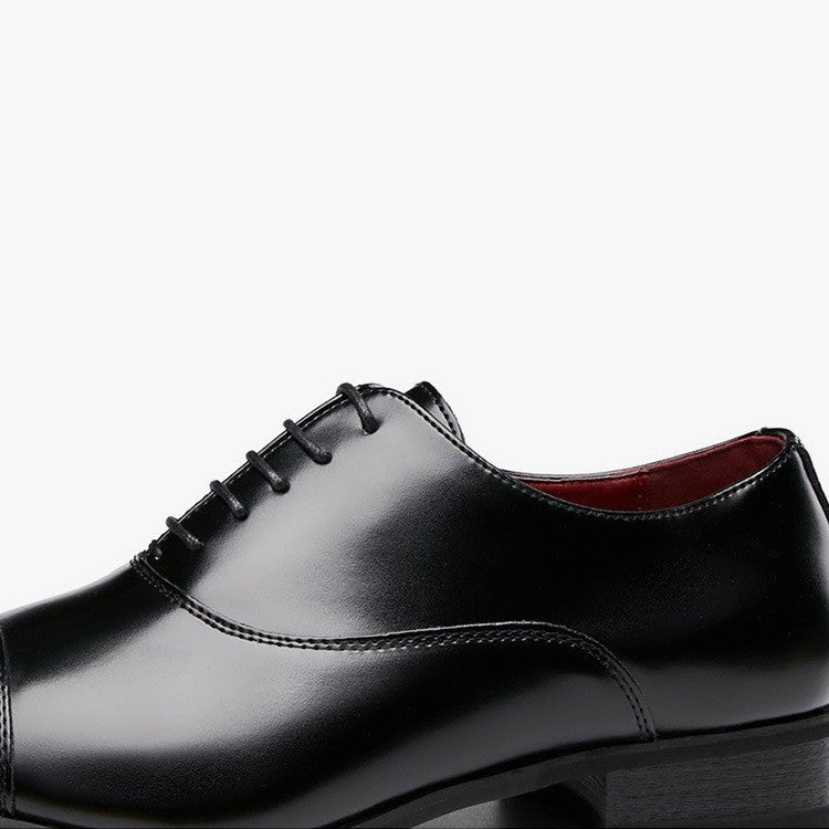 Men’s Japanese Style Leather Formal Shoes: Business Elegant - Sixin1