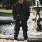 Men’s Loose-Fit Workwear Set: Casual Multi-Pocket Utility Sports Outfit - Sixin1