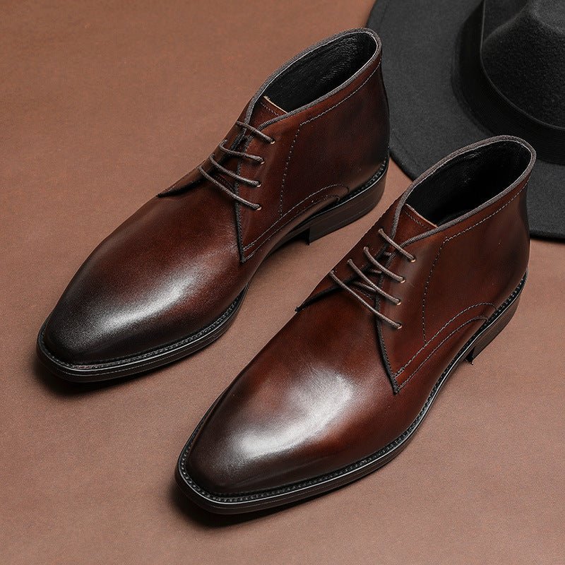 Men’s Martin Boots: Autumn & Winter Durable Style - Sixin1