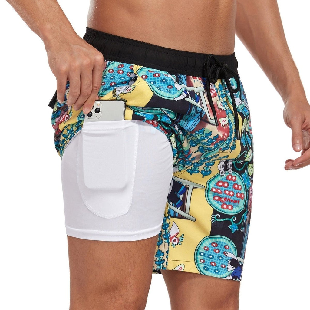 Men’s Milk Silk Beach Shorts - Sixin1