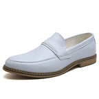 Men’s Slip - On Leather Dress Shoes: Classic Business Comfort - Sixin1