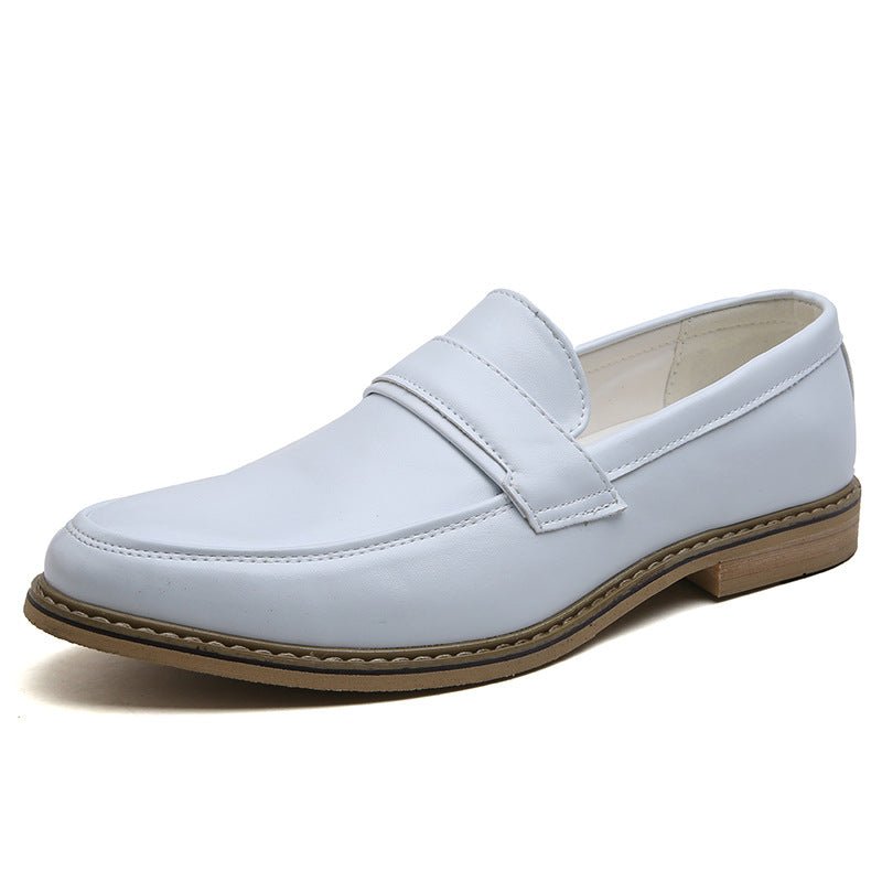 Men’s Slip - On Leather Dress Shoes: Classic Business Comfort - Sixin1