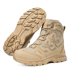 Men’s Waterproof Tactical Hiking Boots with Steel Toe - Sixin1