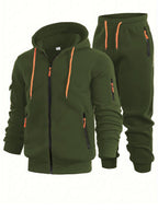 Men’s Zip - Up Hoodie with Arm Pockets - Sixin1