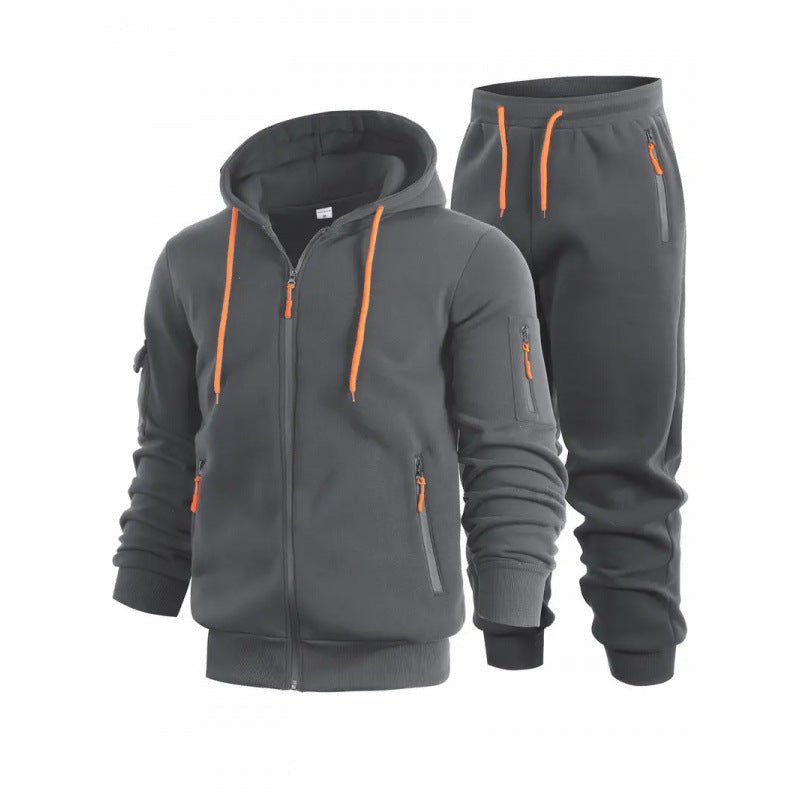 Men’s Zip - Up Hoodie with Arm Pockets - Sixin1